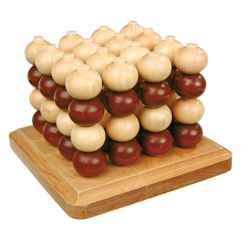 Load image into Gallery viewer, Small foot - foor n a row 3d houten strategiespel
