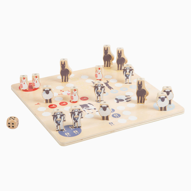 Afbeelding laden in galerijviewer, Small foot - houten spellen 4in1 collectie