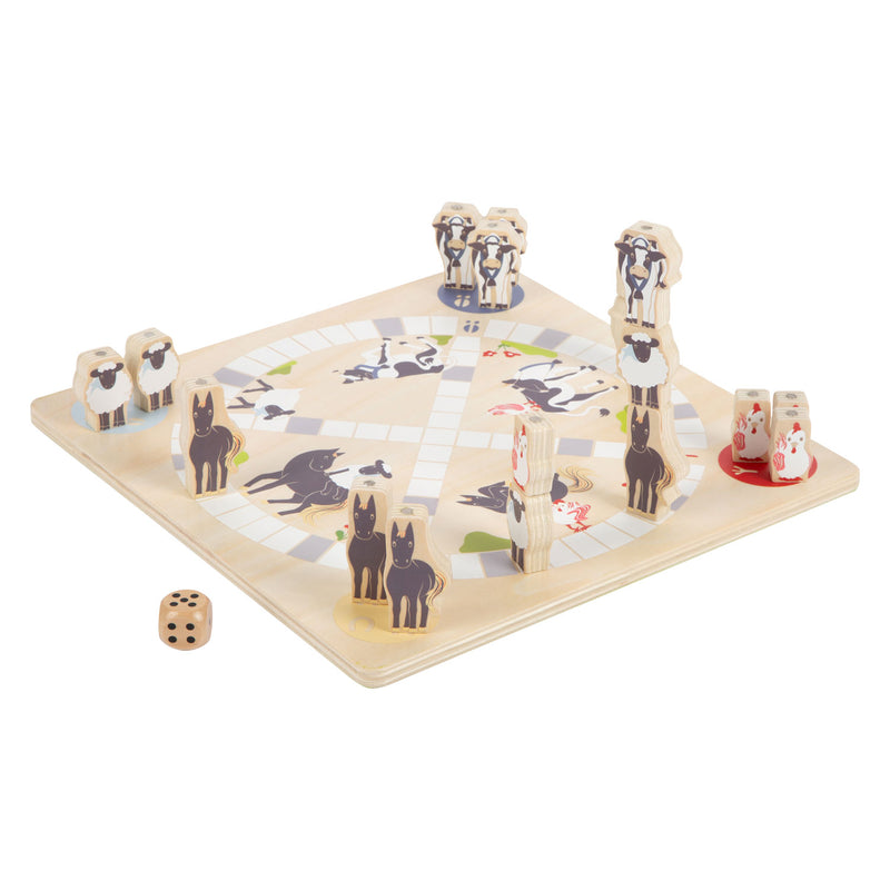 Afbeelding laden in galerijviewer, Small foot - houten spellen 4in1 collectie