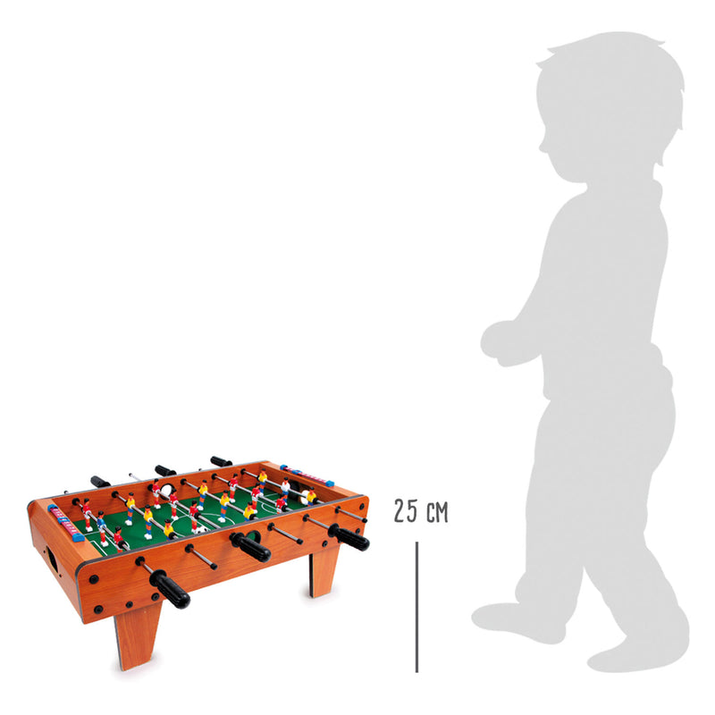 Afbeelding laden in galerijviewer, Small foot - houten tafelvoetbal bruin klein