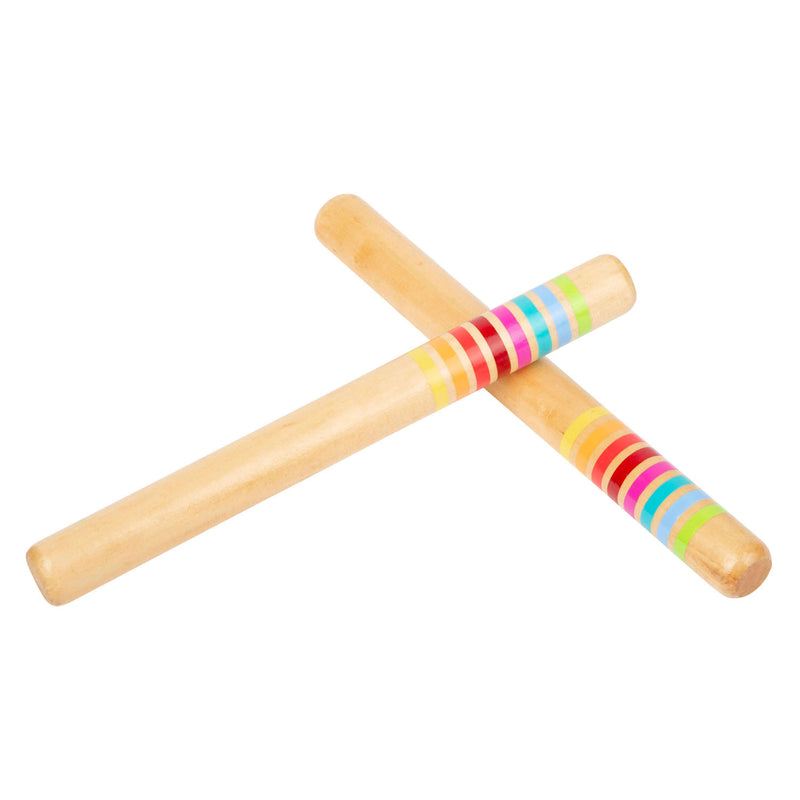 Afbeelding laden in galerijviewer, Small foot - houten gekleurde drumstokken