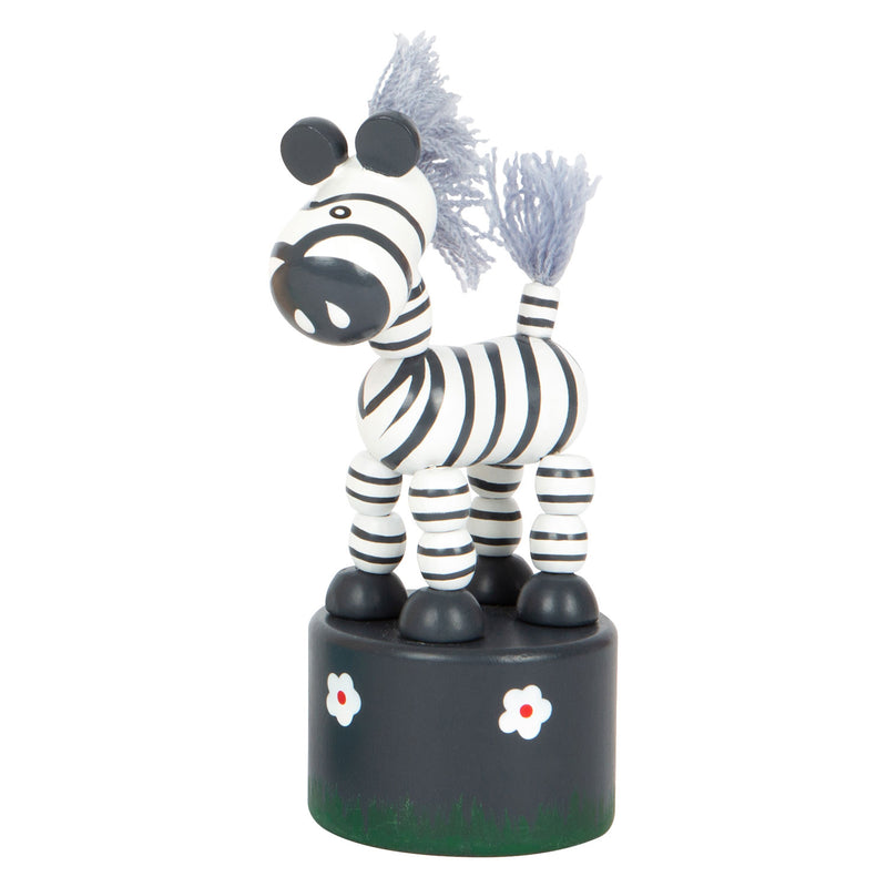 ギャラリービューアに画像をロードする, Small foot - houten drukfiguur wilde dieren, set van 6