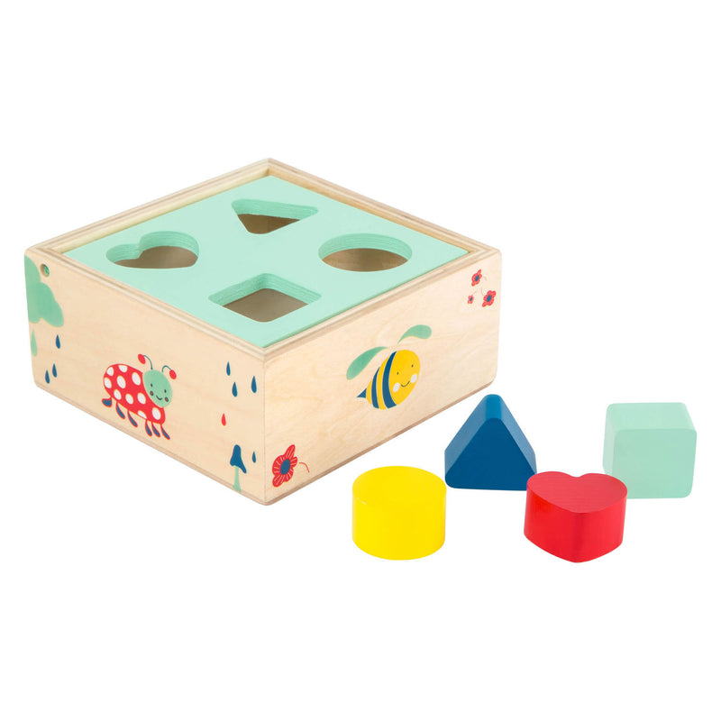 Load image into Gallery viewer, Small foot - houten vormenstoof met blokken natuur, 5dlg.