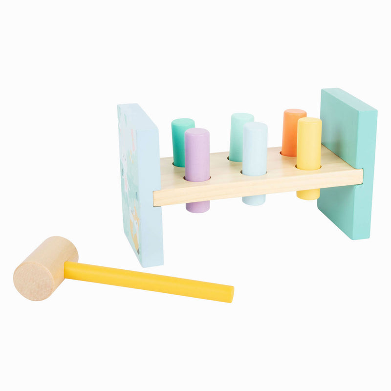 Load image into Gallery viewer, Small foot - houten hamerbank pastel, 8dlg.