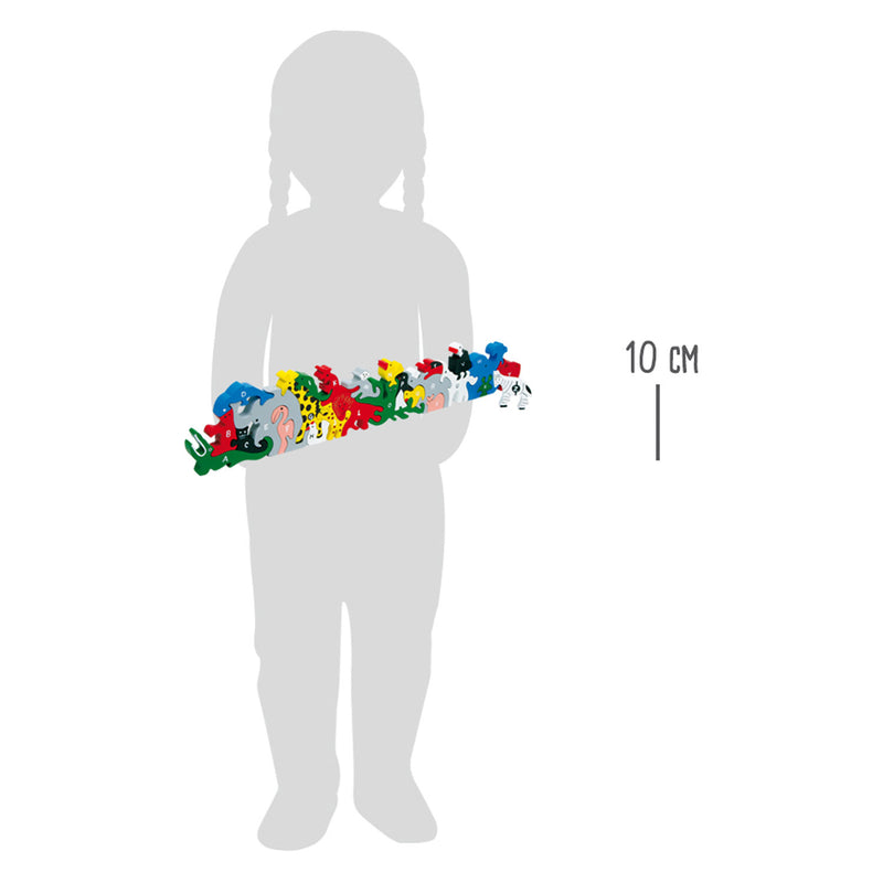 Load image into Gallery viewer, Small foot - dieren letters en cijfers balansspel, 26dlg.