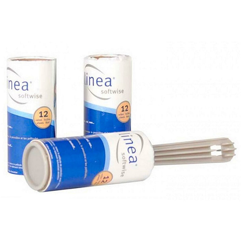 Afbeelding laden in galerijviewer, Linea kleefborstel voor pluizen + 2 reserverollen