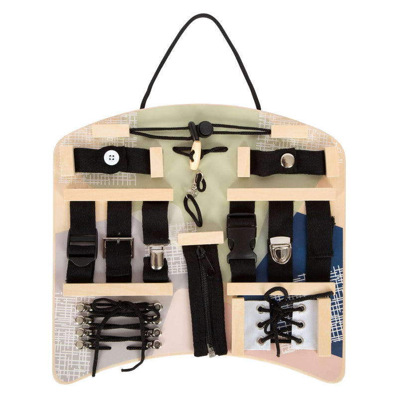 Load image into Gallery viewer, Small foot - houten activiteitenbord vergrendelingen en verbindingen