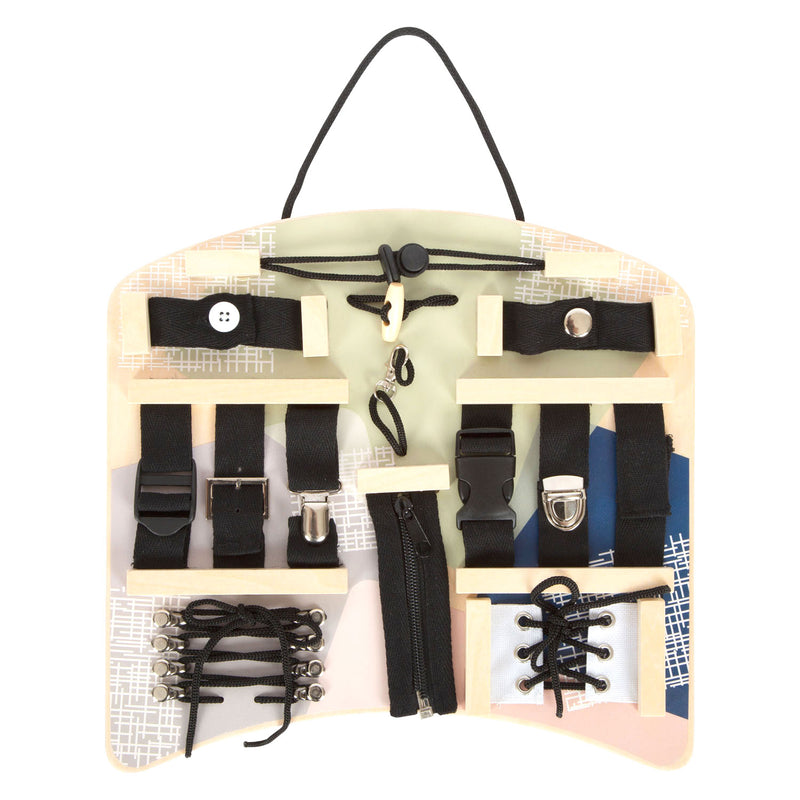 Load image into Gallery viewer, Small foot - houten activiteitenbord vergrendelingen en verbindingen