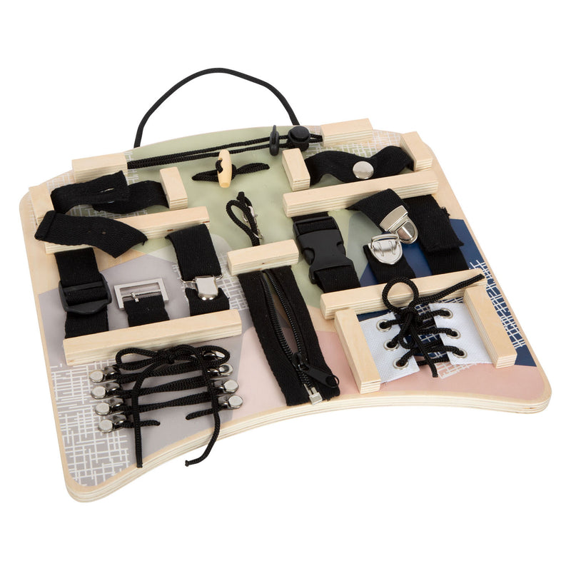 Load image into Gallery viewer, Small foot - houten activiteitenbord vergrendelingen en verbindingen