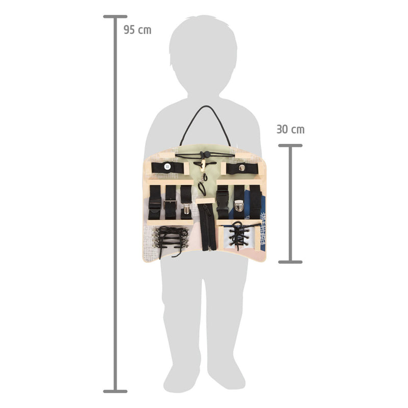 Load image into Gallery viewer, Small foot - houten activiteitenbord vergrendelingen en verbindingen