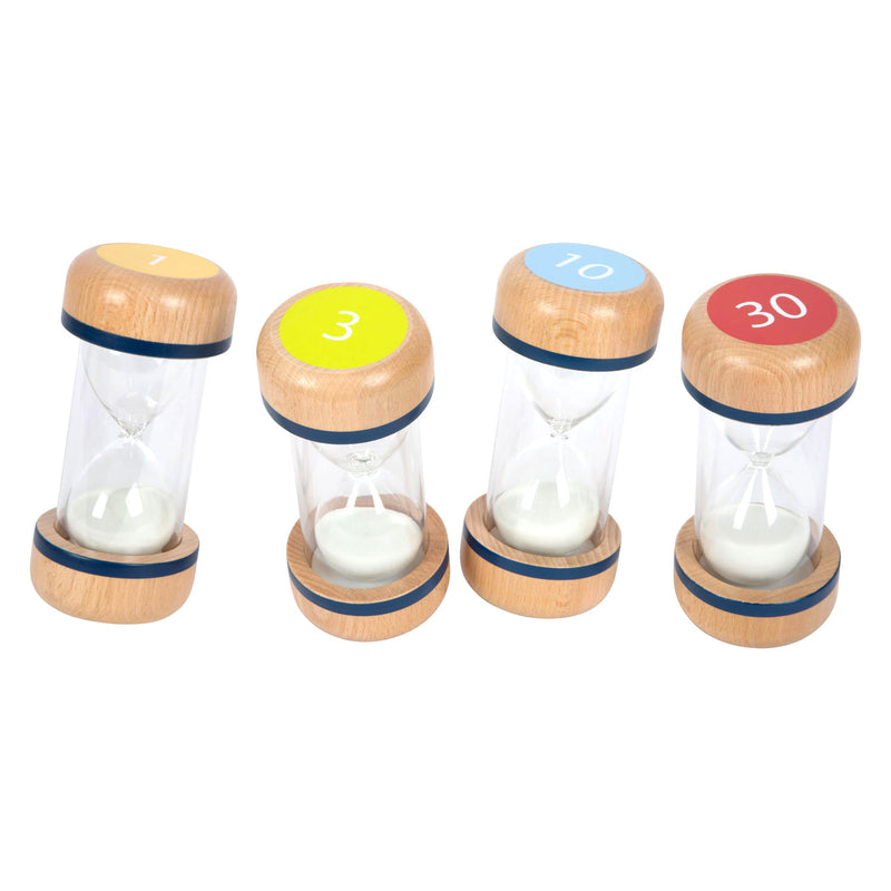 Load image into Gallery viewer, Small foot - houten zandlopers xl set, 4dlg.