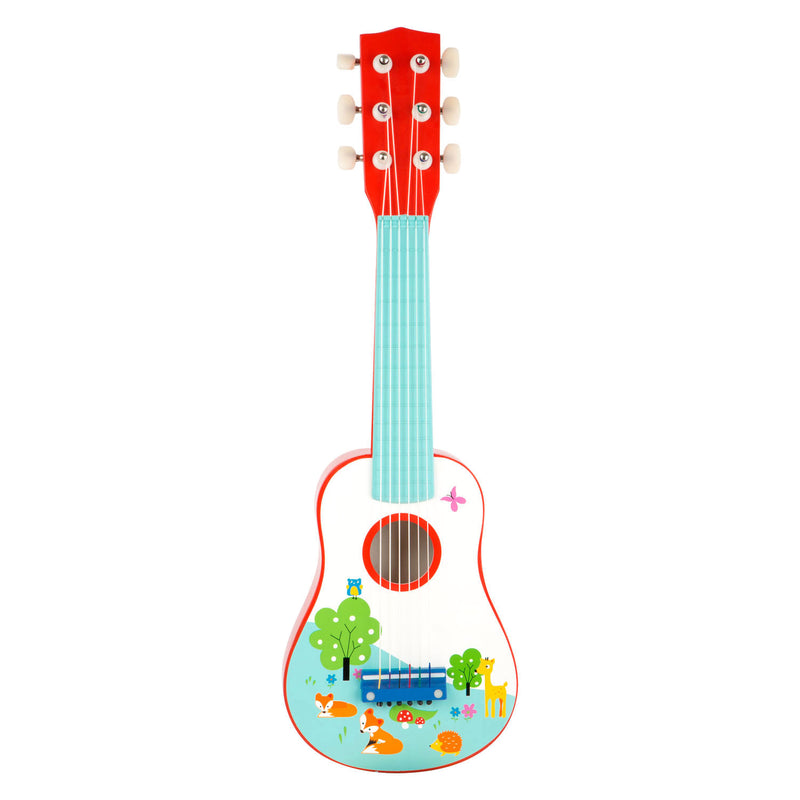 Load image into Gallery viewer, Small foot - houten gitaar kleine vos, 53cm