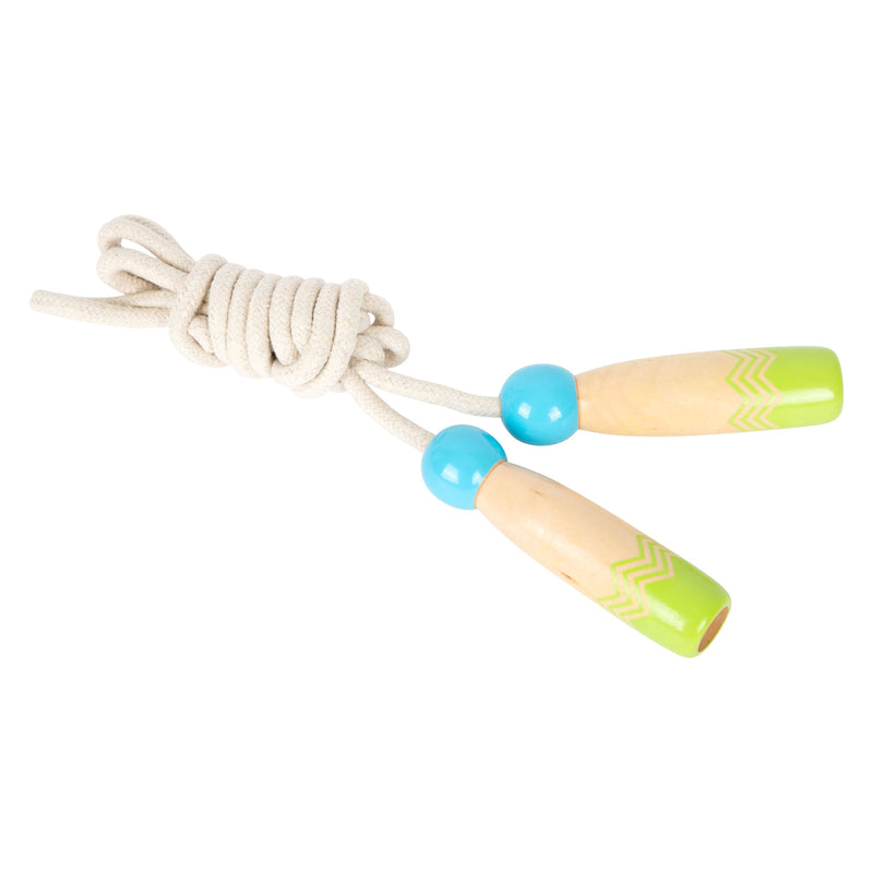 ギャラリービューアに画像をロードする, Small foot - houten springtouw met patroon, set van 2