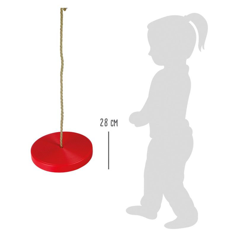 Load image into Gallery viewer, Small foot - schommelschijf rood, 175cm