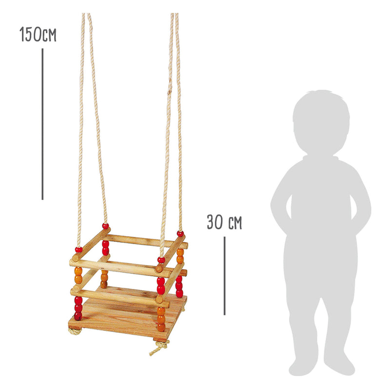 Load image into Gallery viewer, Small foot - houten peuterschommel, 150cm