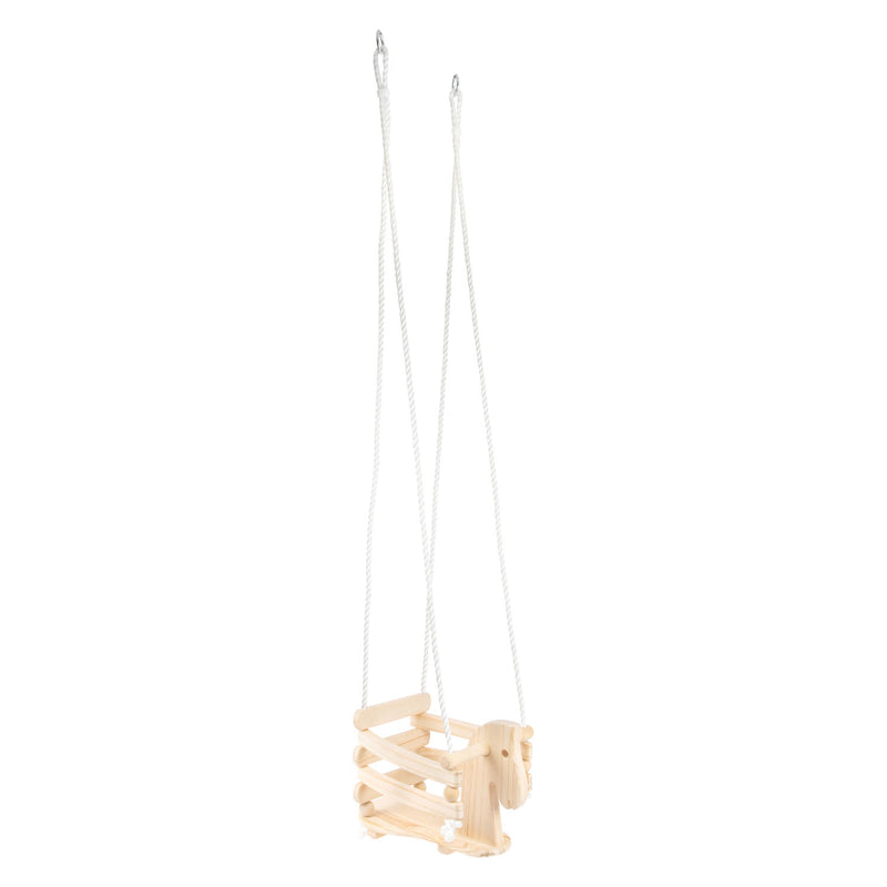 Load image into Gallery viewer, Small foot - houten paardenschommel, 140cm