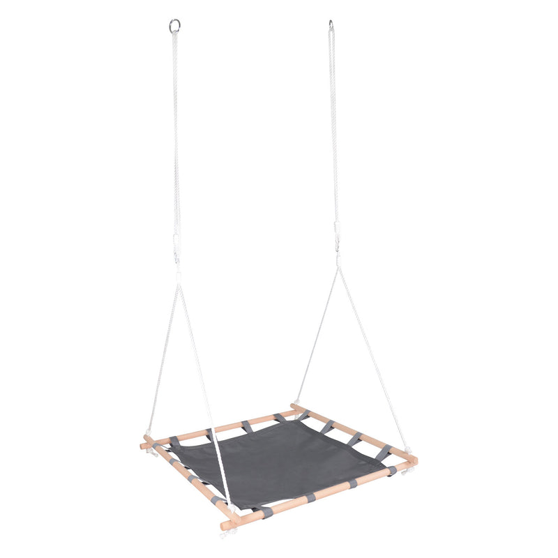 Load image into Gallery viewer, Small foot - nestschommel met houten frame, 100x100cm