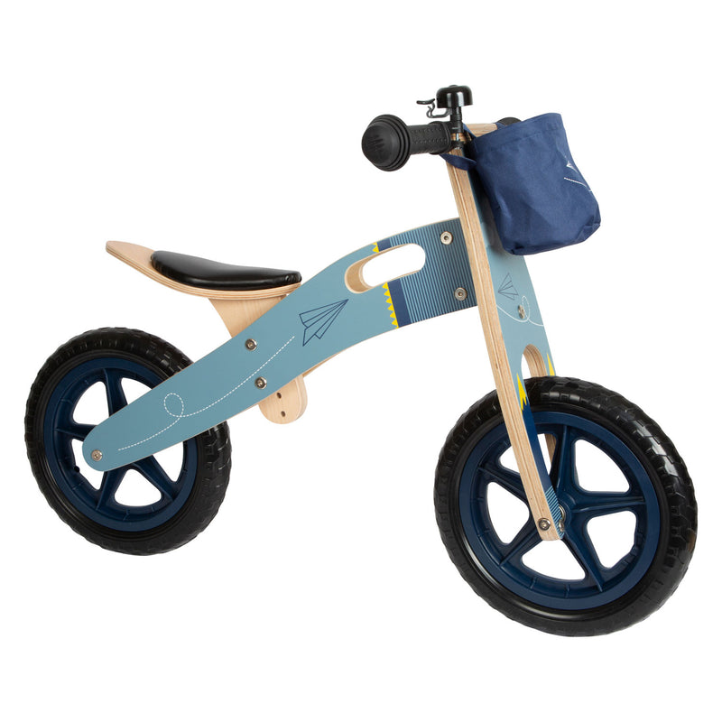ギャラリービューアに画像をロードする, Small foot - houten loopfiets vliegtuig blauw