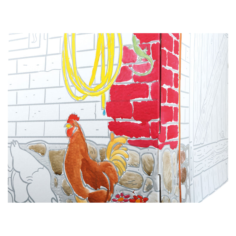 Chargez l'image dans la visionneuse de la galerie, Small foot - kartonnen speelhuis boerderij, 87x71x88cm