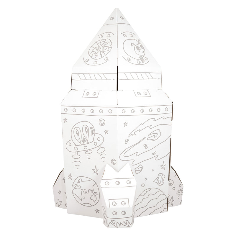 Load image into Gallery viewer, Small Foot Kartonnen Speelhuis Raket, 105x105x169cm