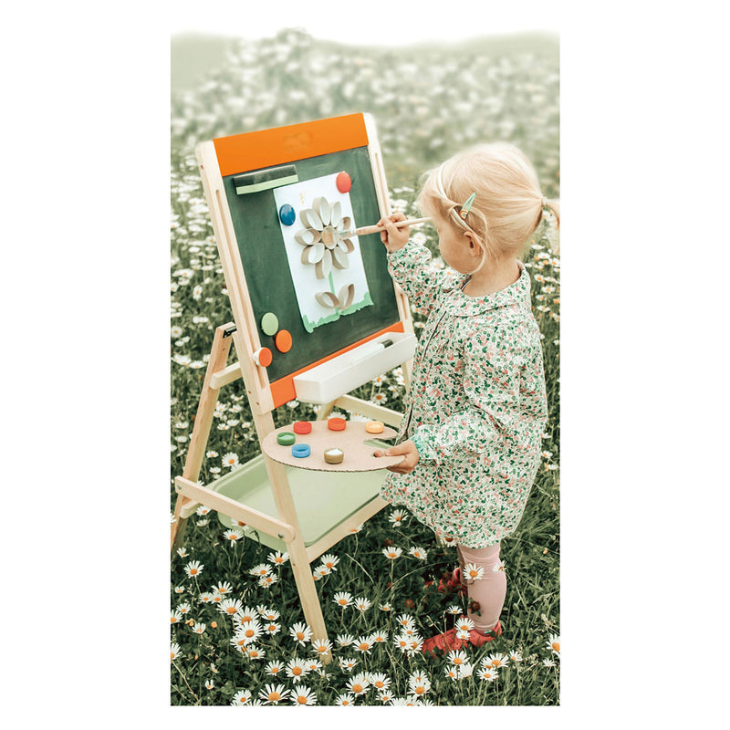 ギャラリービューアに画像をロードする, Small foot - houten krijt- en magneetbord, 7dlg.