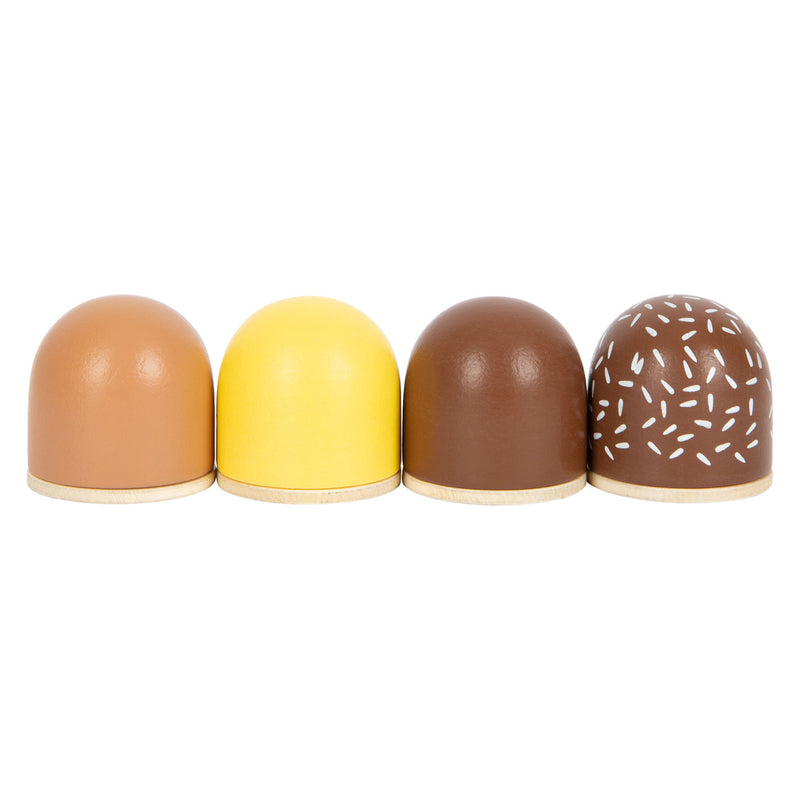 Load image into Gallery viewer, Small Foot Houten Speeleten Marshmallows, 4dlg.