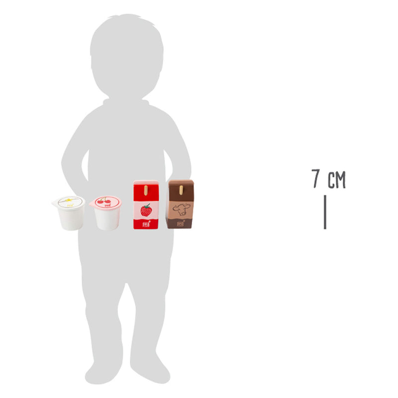 Load image into Gallery viewer, Small foot - houten speeleten zuivel, 4dlg.