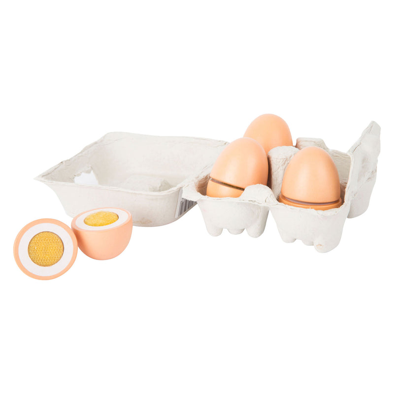 Afbeelding laden in galerijviewer, Small foot - houten speeleten eieren, 9dlg.