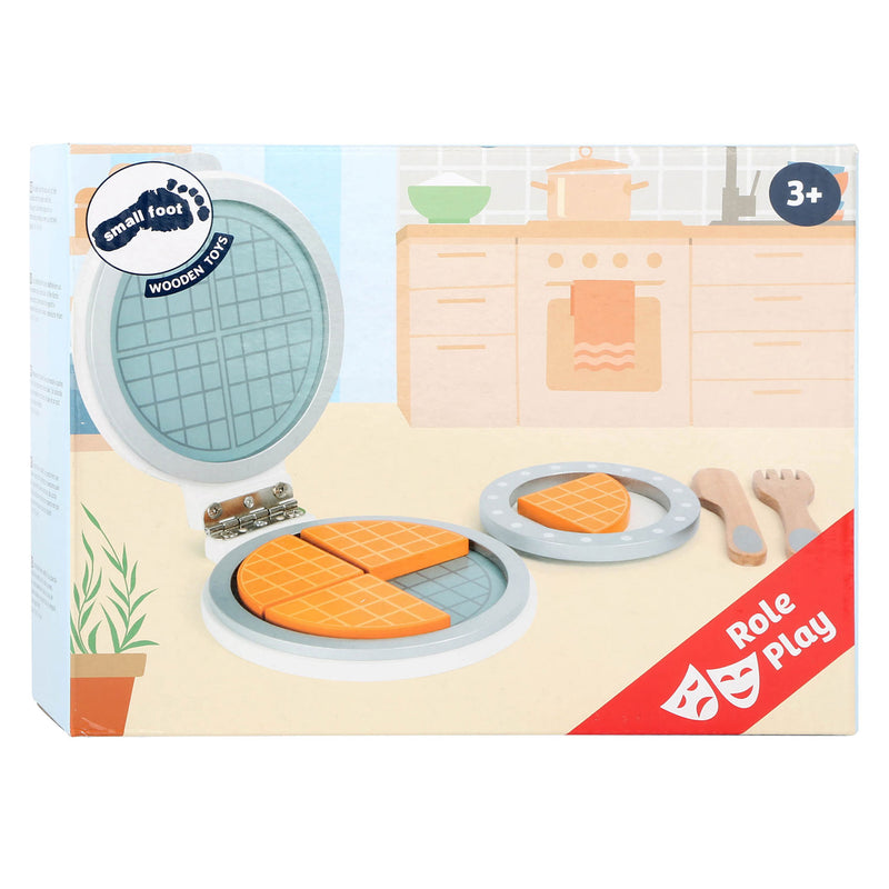 Afbeelding laden in galerijviewer, Small foot - houten wafelijzer set, 8dlg.