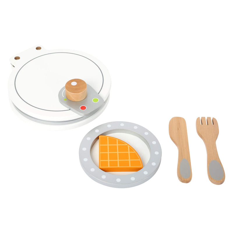 Afbeelding laden in galerijviewer, Small foot - houten wafelijzer set, 8dlg.
