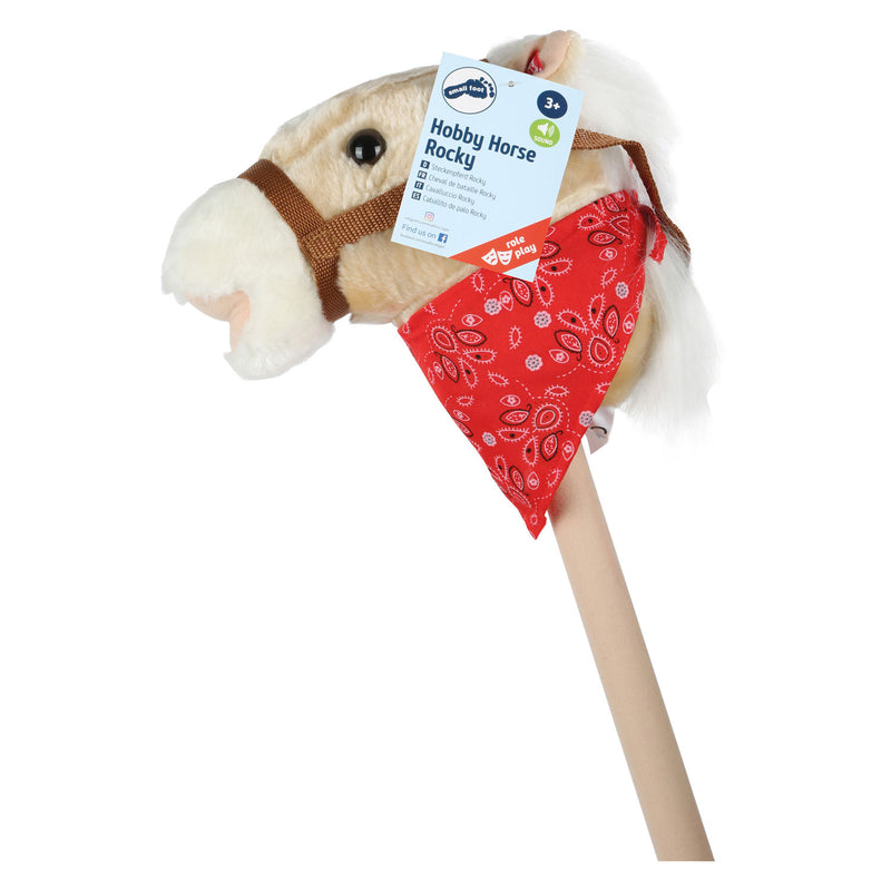Load image into Gallery viewer, Small foot - houten stokpaard rocky, 80cm