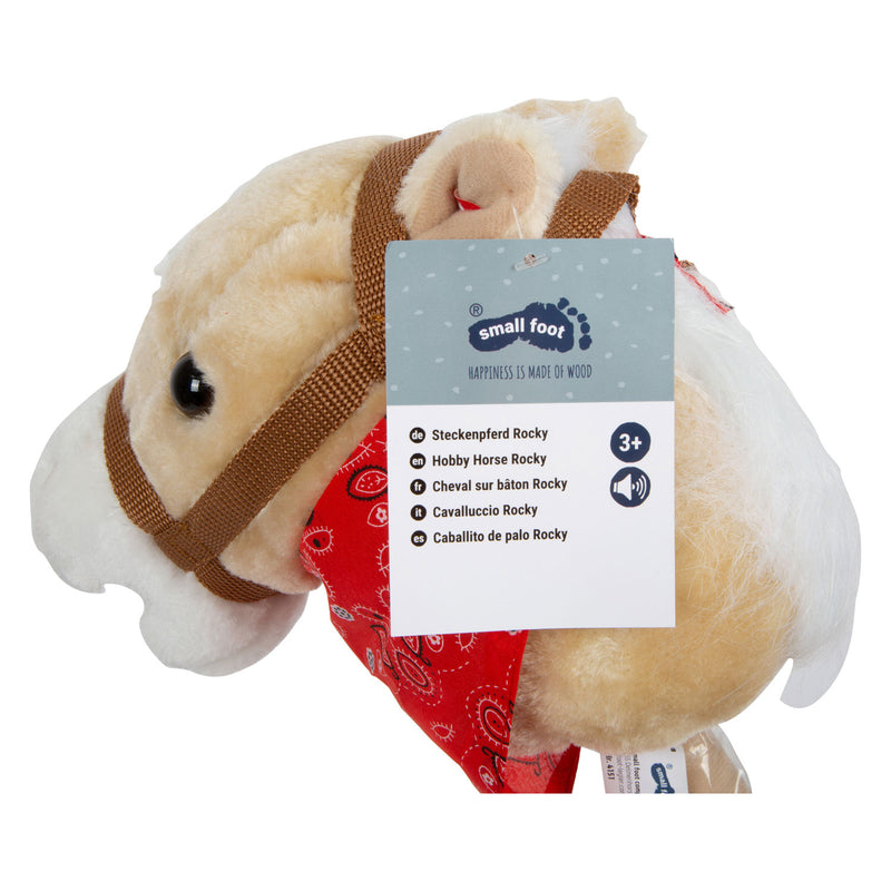 Load image into Gallery viewer, Small foot - houten stokpaard rocky, 80cm