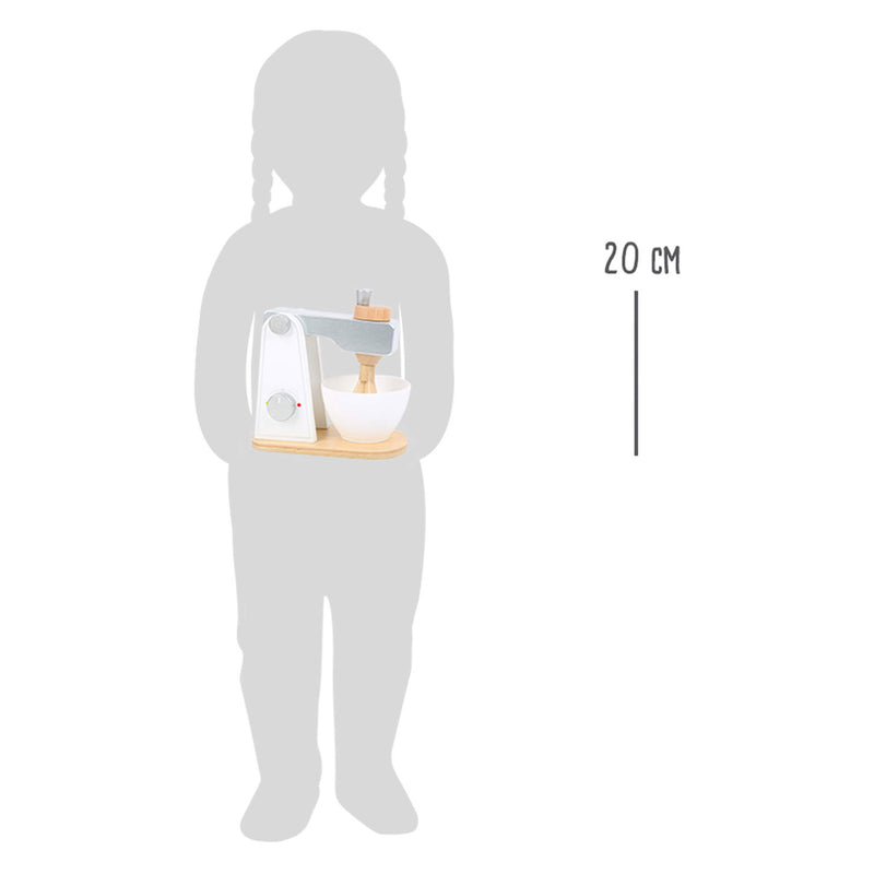 Load image into Gallery viewer, Small foot - houten mixer wit