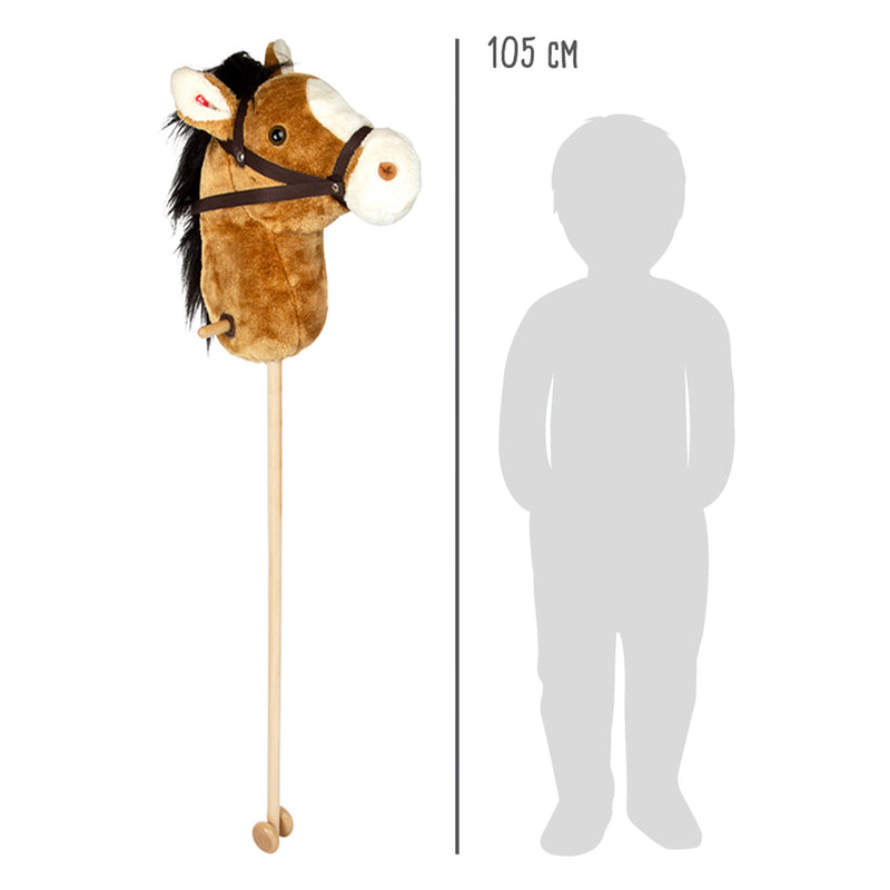 Afbeelding laden in galerijviewer, Small foot - houten stokpaard nico, 88cm
