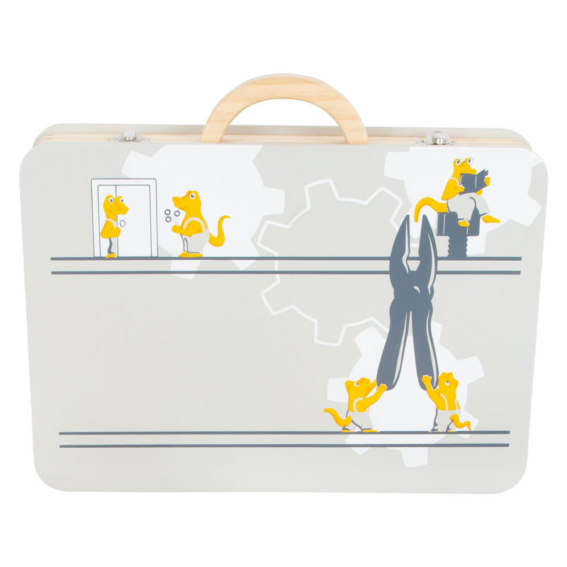 Chargez l'image dans la visionneuse de la galerie, Small foot - houten gereedschapskoffer miniwob, 44dlg,