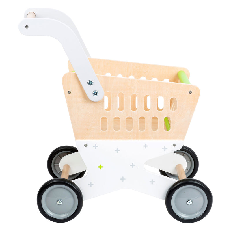 Load image into Gallery viewer, Small foot - houten winkelwagen supermarkt
