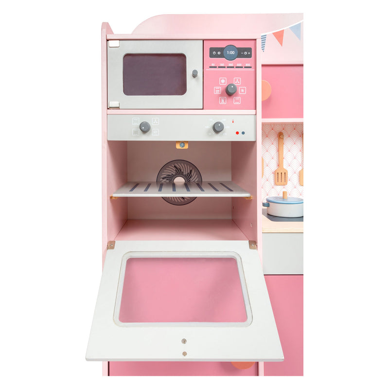 Load image into Gallery viewer, Small Foot Houten Speelkeuken Roze, 12dlg.