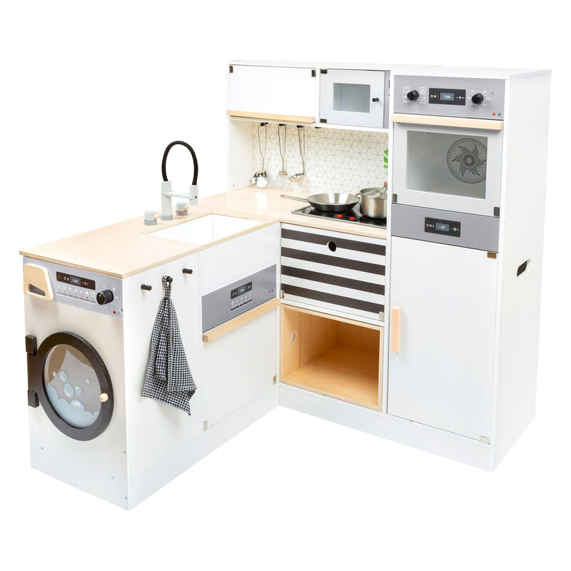 Load image into Gallery viewer, Small Foot Houten Modulaire Speelkeuken XL Wit, 9dlg.