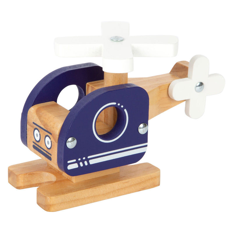 ギャラリービューアに画像をロードする, Small foot - houten helikopter blauw