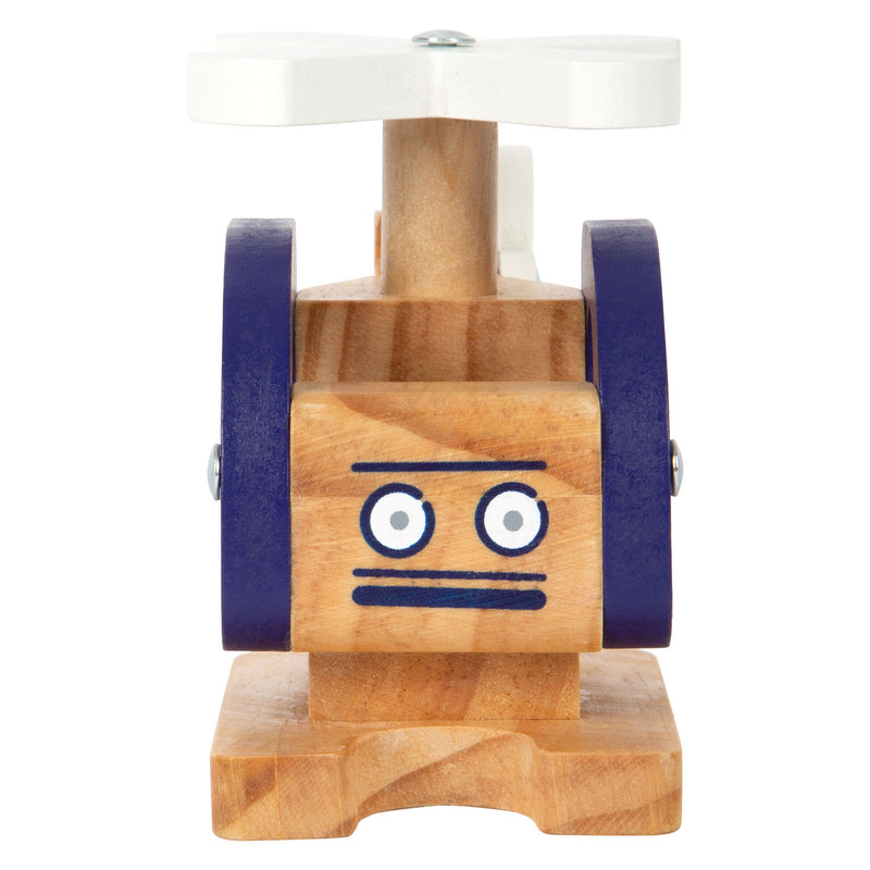 ギャラリービューアに画像をロードする, Small foot - houten helikopter blauw