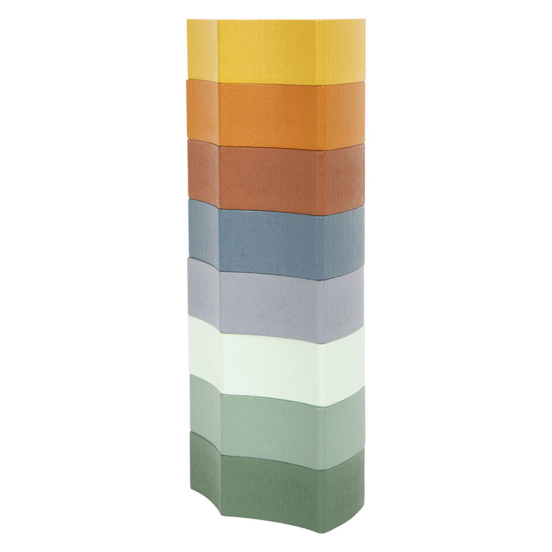 Load image into Gallery viewer, Small foot - houten vormenpuzzel safari rond, 24st.