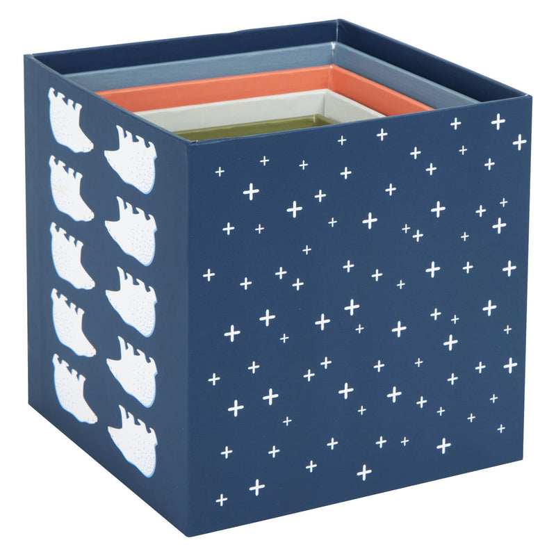 Load image into Gallery viewer, Small Foot Stapelblokken Karton Arctic, 10dlg.