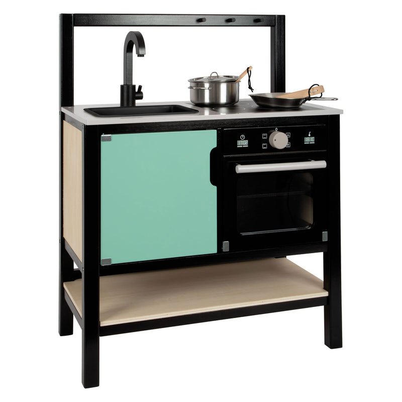 Afbeelding laden in galerijviewer, Small foot - houten speelkeuken industrieel, 6dlg.