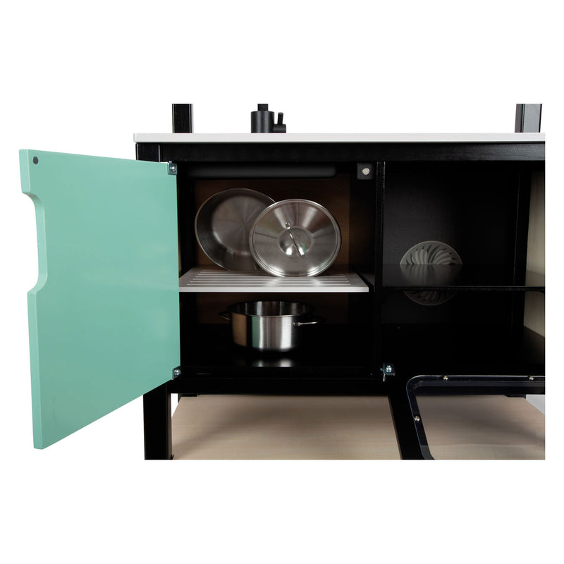 Afbeelding laden in galerijviewer, Small foot - houten speelkeuken industrieel, 6dlg.