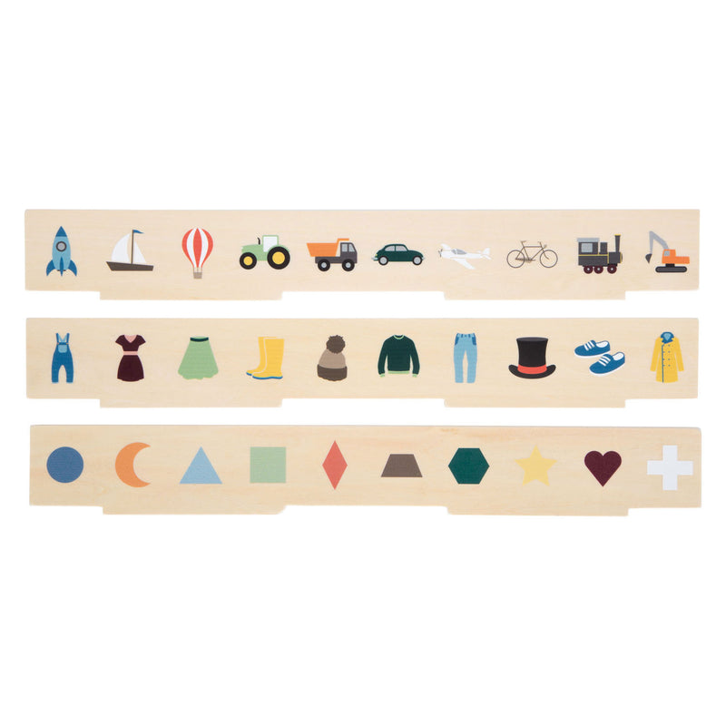Afbeelding laden in galerijviewer, Small foot - houten sorteerdoos wereldverkenner