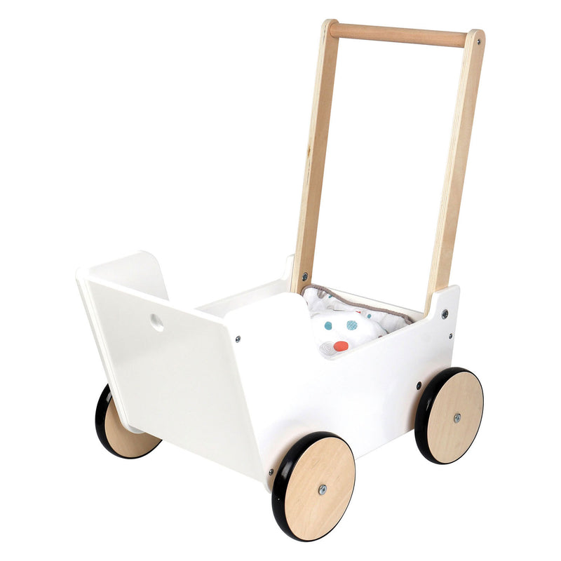 Chargez l'image dans la visionneuse de la galerie, Small foot - houten duwpoppenwagen little button