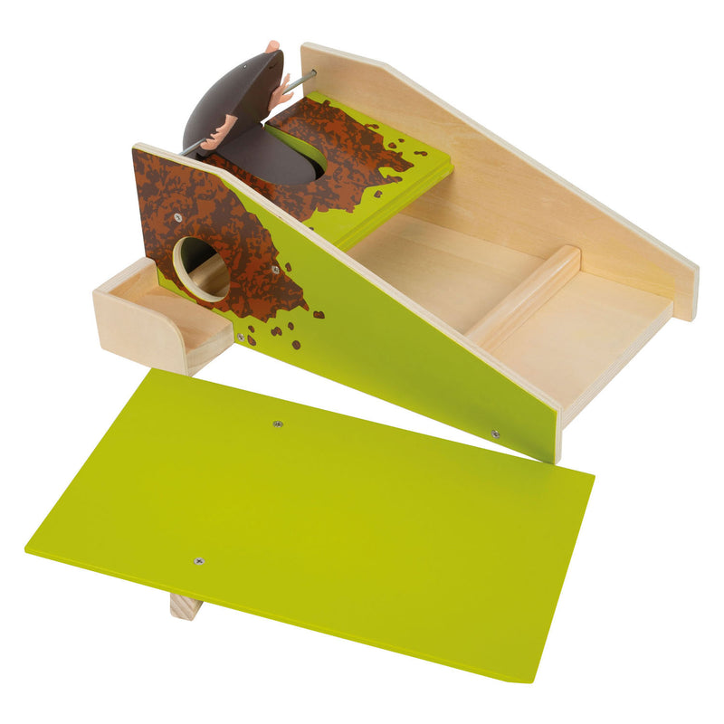 Afbeelding laden in galerijviewer, Small foot houten minigolfset - kinderspel met mol thema, educatief speelgoed.