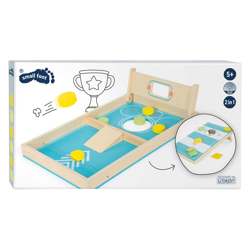 Afbeelding laden in galerijviewer, Small foot - houten werpspel 2in1 active