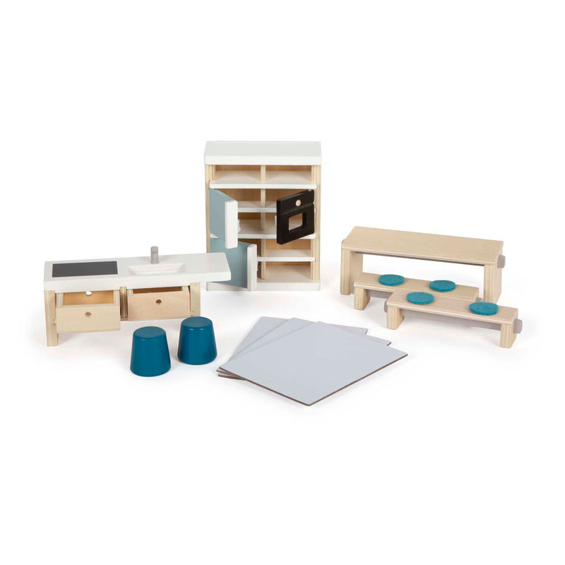 ギャラリービューアに画像をロードする, Small foot - houten poppenhuis meubeltjes keuken