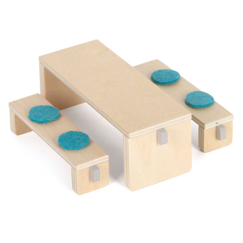 Afbeelding laden in galerijviewer, Small foot - houten poppenhuis meubeltjes keuken